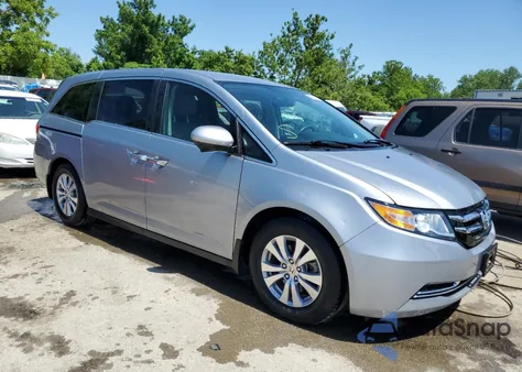 2016 Honda Odyssey Se from USA, damaged, VIN 5FNRL5H33GB153820